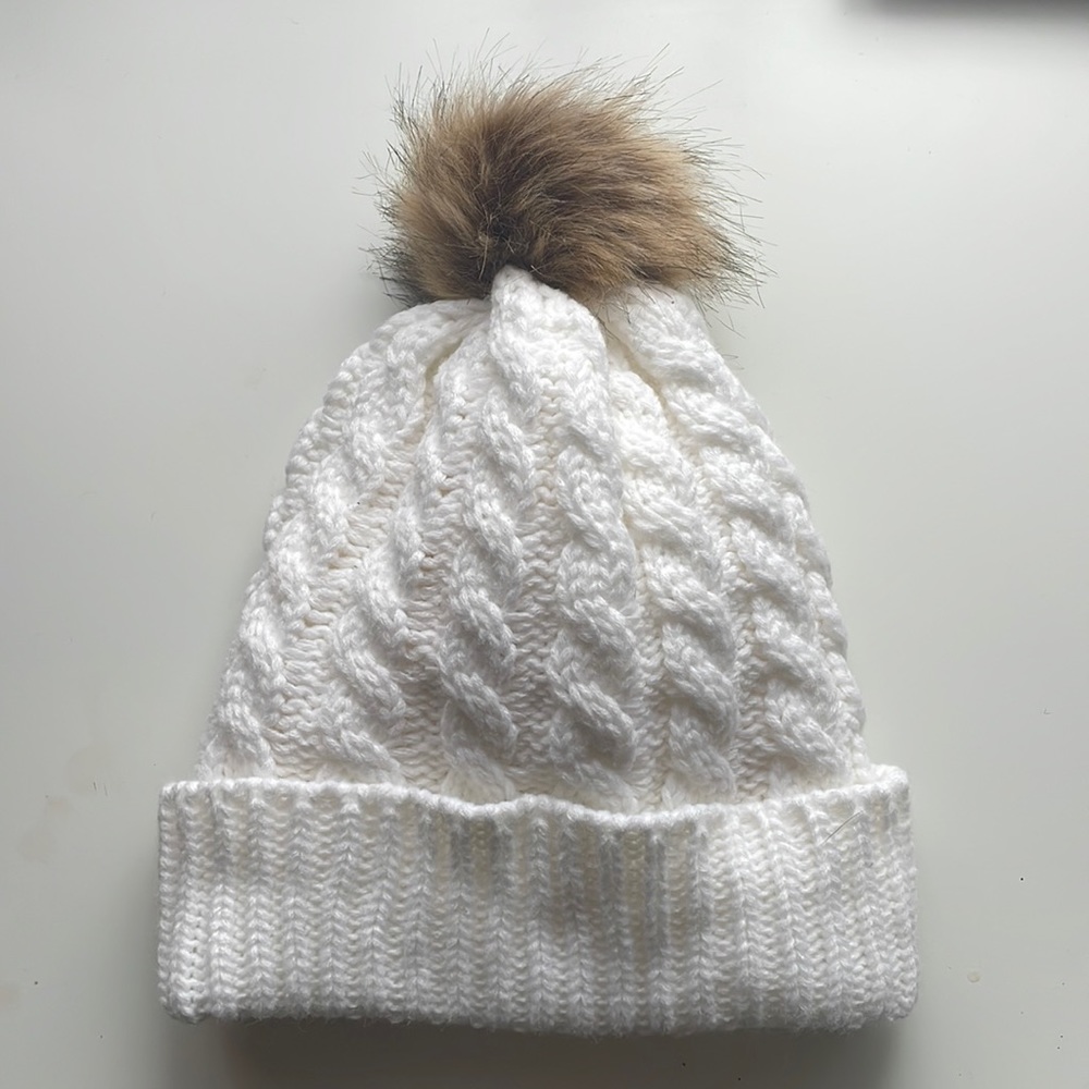 White beanie